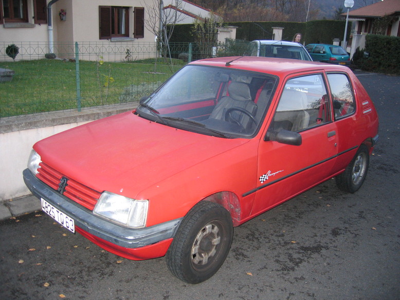 1990 Peugeot 205 Champion the day I purchased it